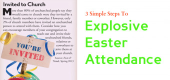 explosive easter attendance in 3 steps